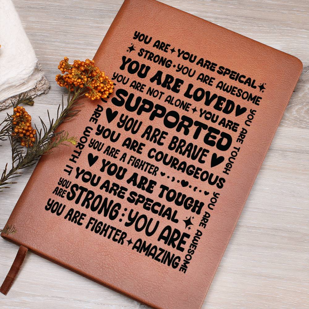 You Are a Fighter – Leather Journal