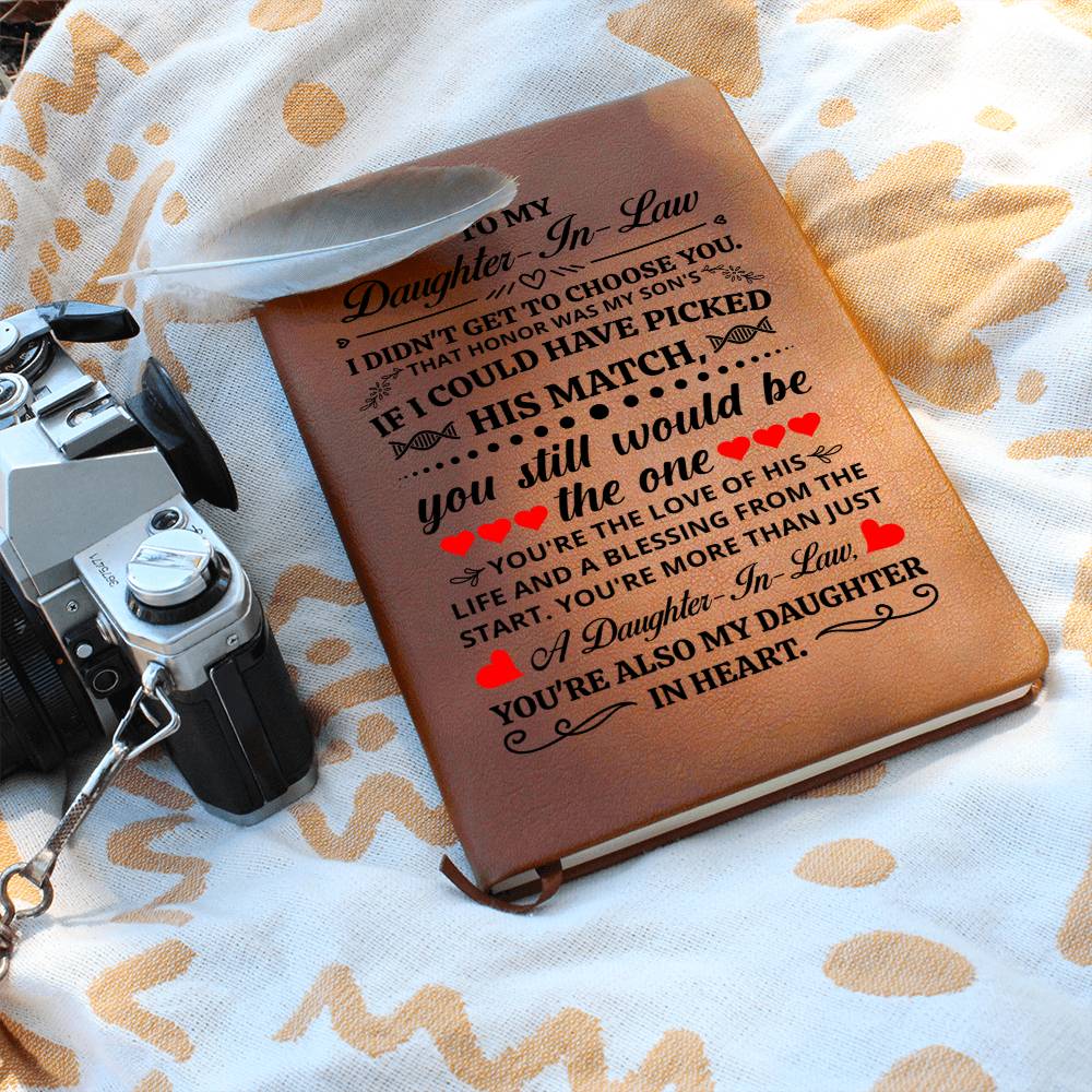 To My Daughter-in-Law Honor – Leather Journal