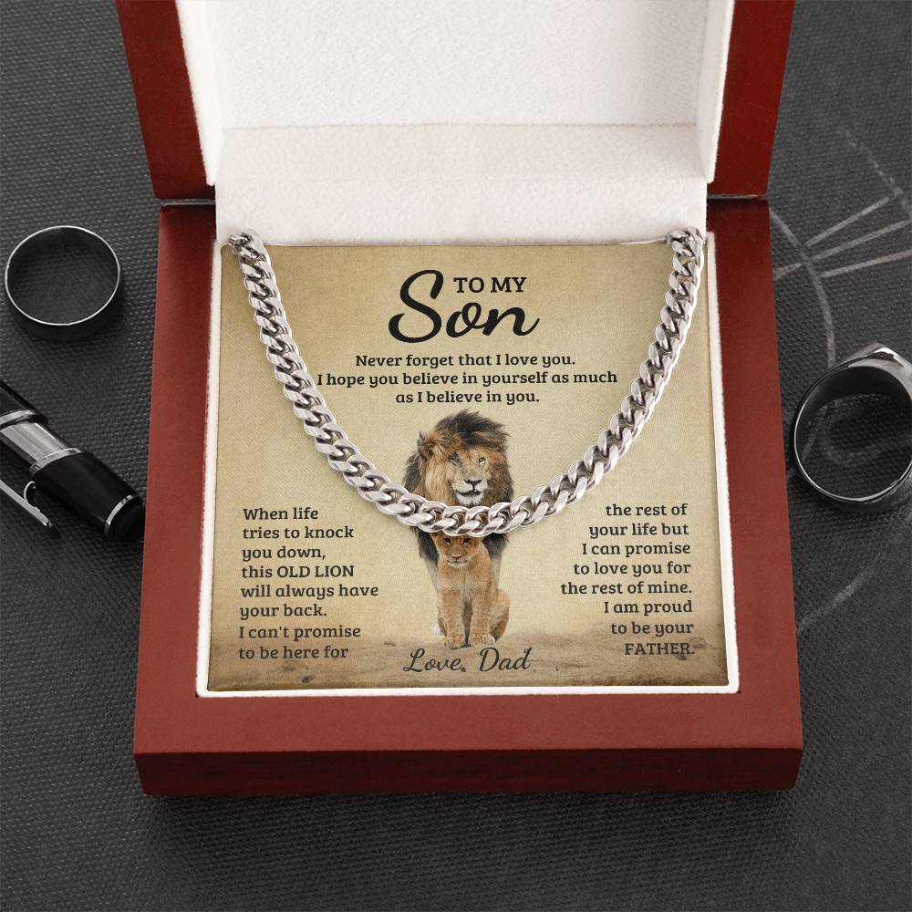 Never Forget - Cuban Link Chain