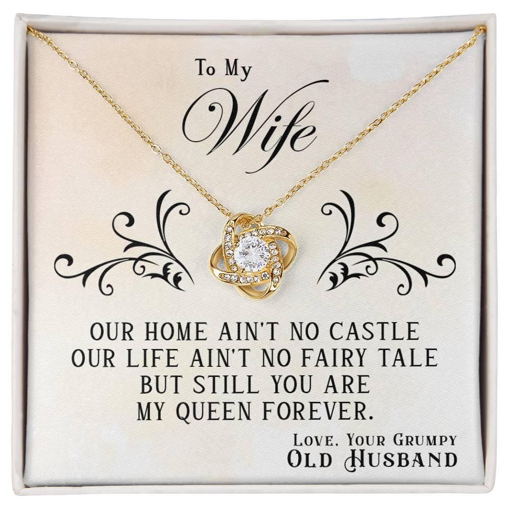 My Queen Forever - Love Knot Necklace