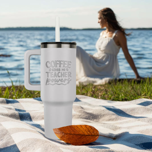 Coffee Gives Me Powers - Teachers Mug